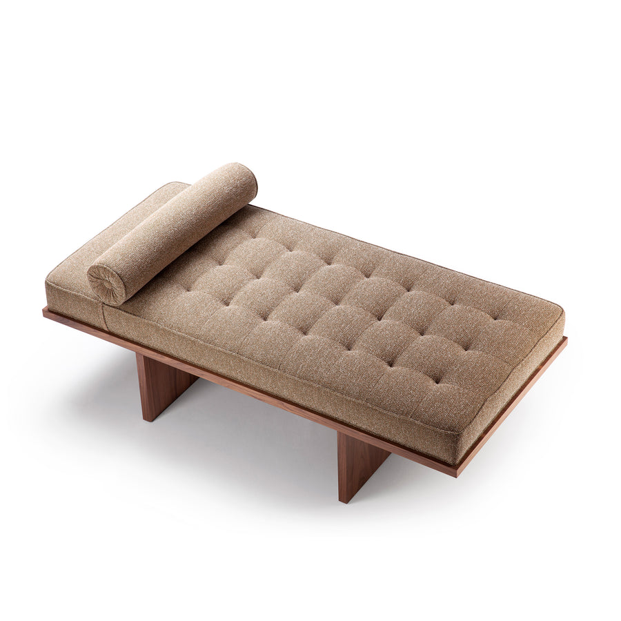 Collector, Frederic Daybed in Smoked Oak, fabric, top view
