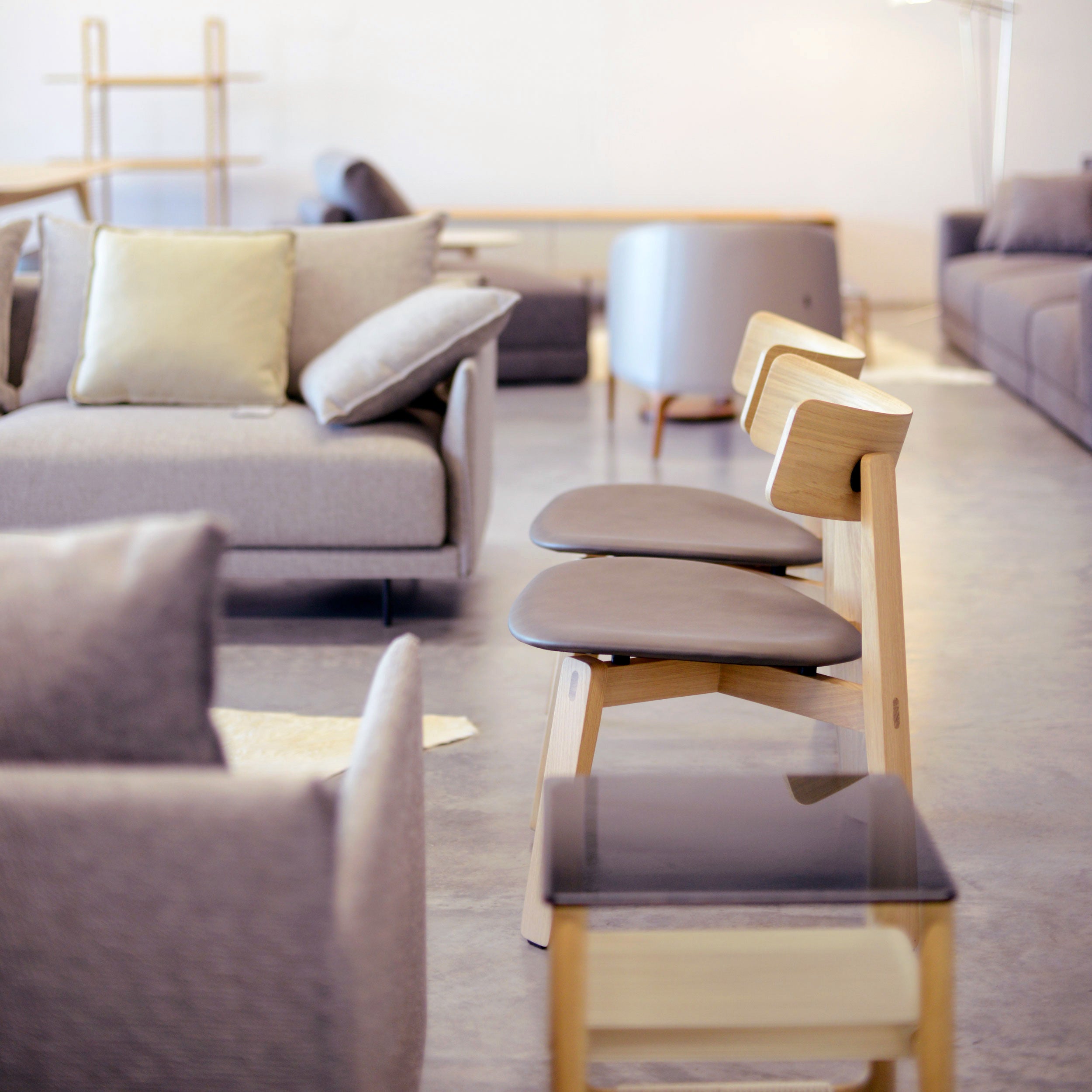 Gazzda Nora Lounge Chair in solid Oak – Spencer Interiors