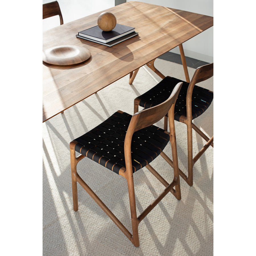 GAZZDA Fawn Chairs in solid Walnut, ambient
