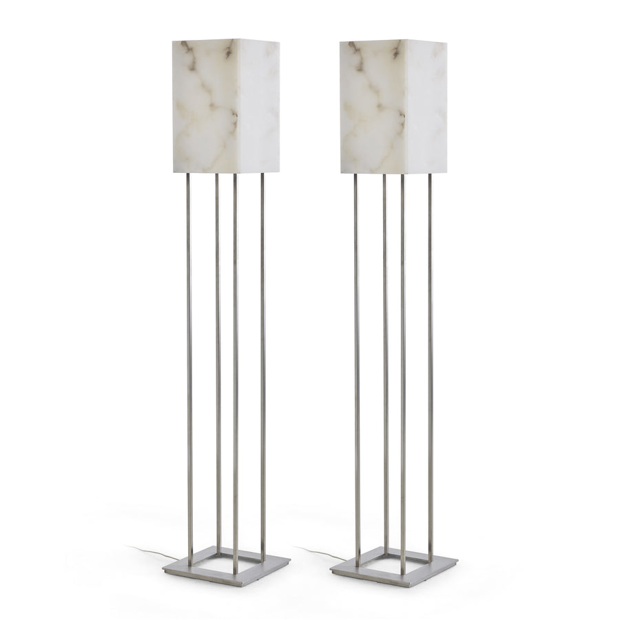 Dema Alabaster Floor Lamps - made in Tuscany.