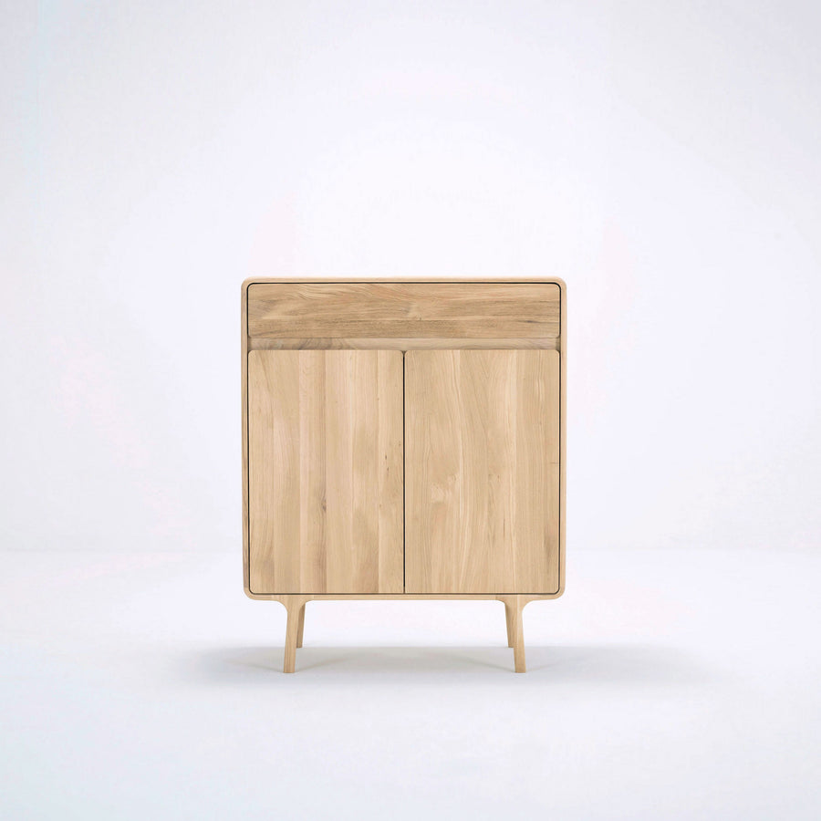 Gazzda Fawn Cabinet in solid Oak , front | Spencer Interiors