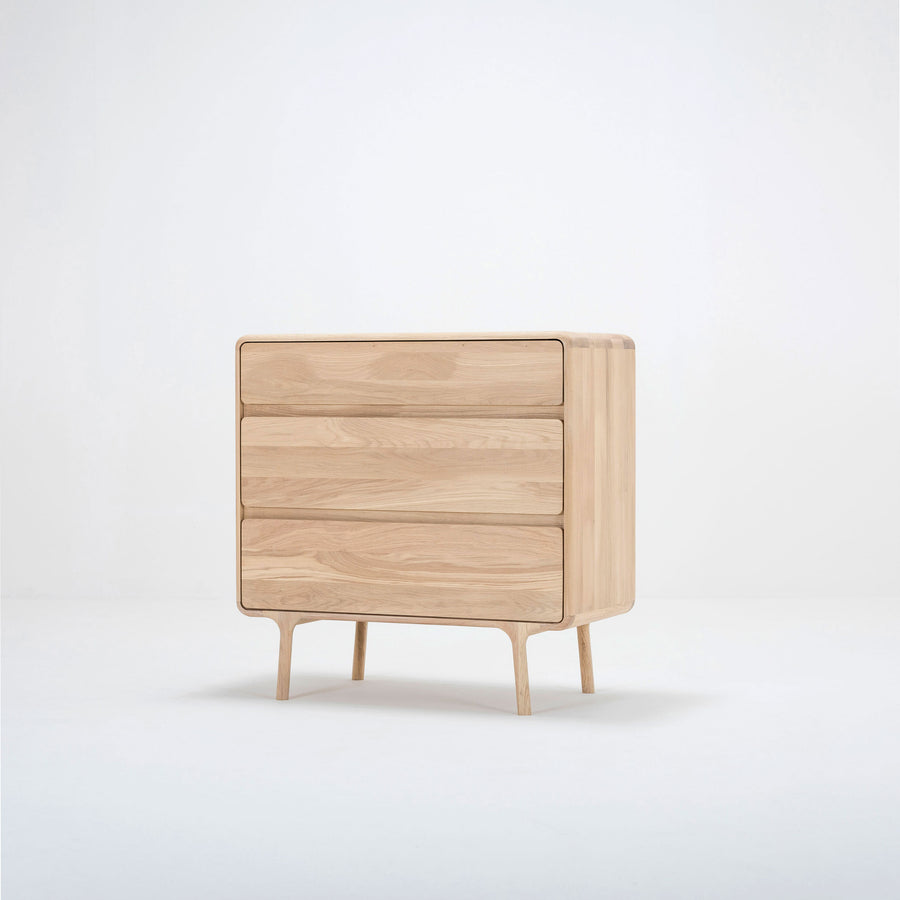 Gazzda Fawn Dresser in solid Oak, made in Europe | Spencer Interiors