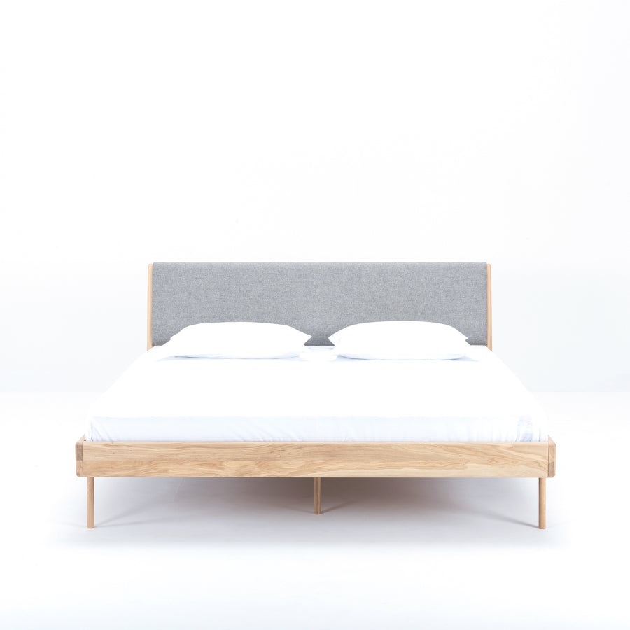 Gazzda Fawn Bed in Solid Oak, made in Europe