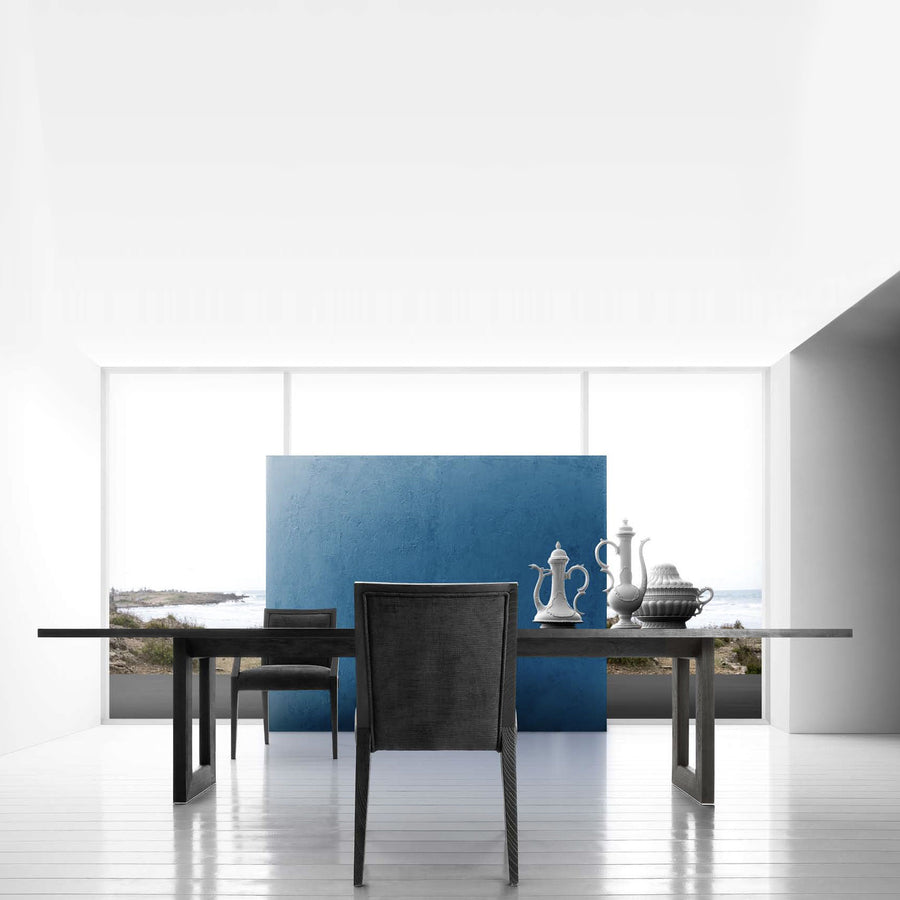 LANDO Palladio Table 320 cm in Sandblasted Larch Matt Black, profile