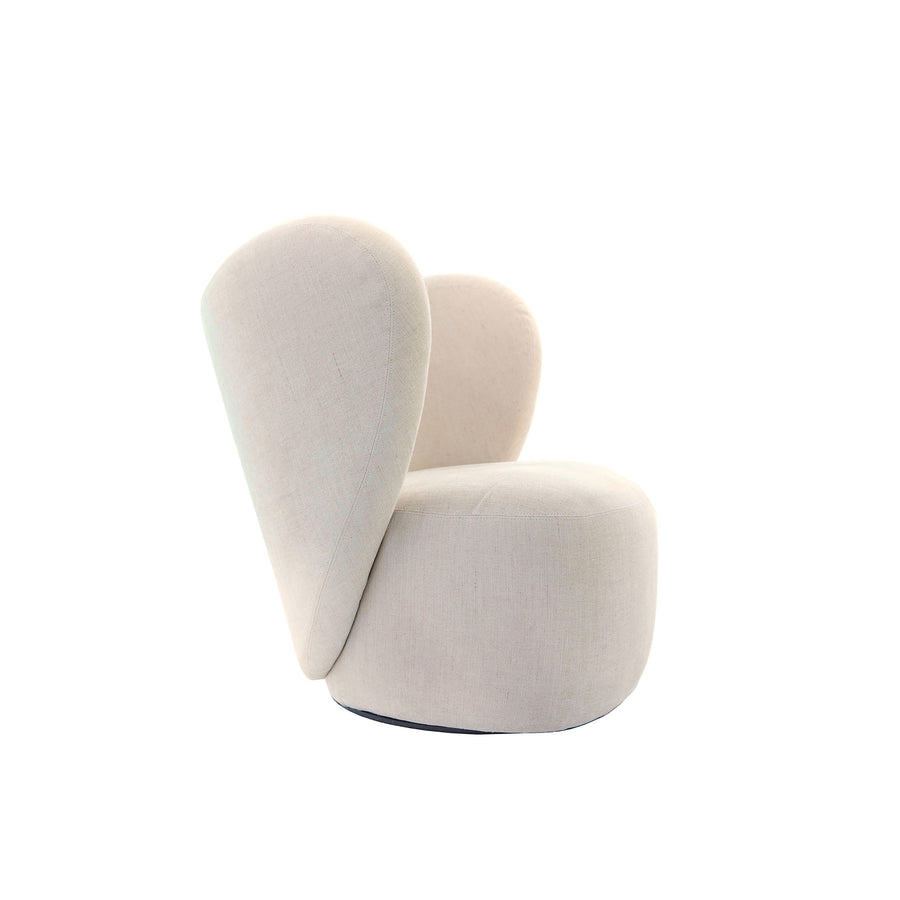 Norr11 Denmark, The Little Big Swivel Chair, profile | Spencer Interiors
