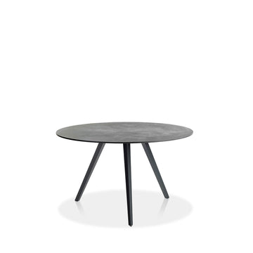 Potocco Katana Round Table with Marble Top - made in Italy