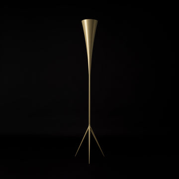 Tato Italia, De-Lux B8 Floor Lamp, Gold finish