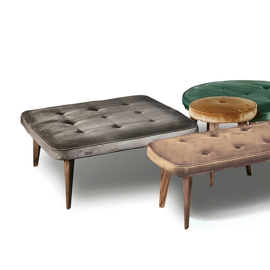 Vibieffe, Pancake Ottomans, grouping, made in Italy