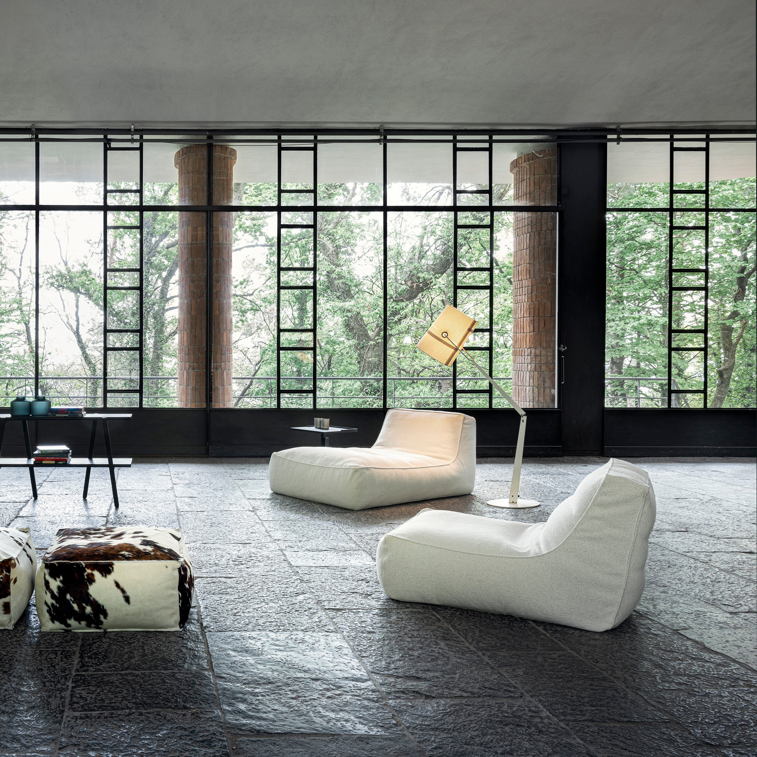 Verzelloni Zoe Small Armchair & Ottoman | Spencer Interiors