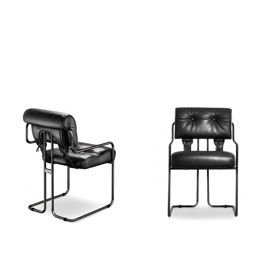 4Mariani Tucroma Chairs in Black leather 2