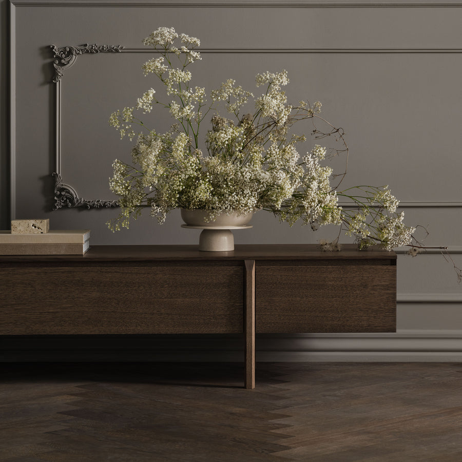 BOLIA Daia Lowboard with Drawer, Dark Oiled Oak, detail, ambient