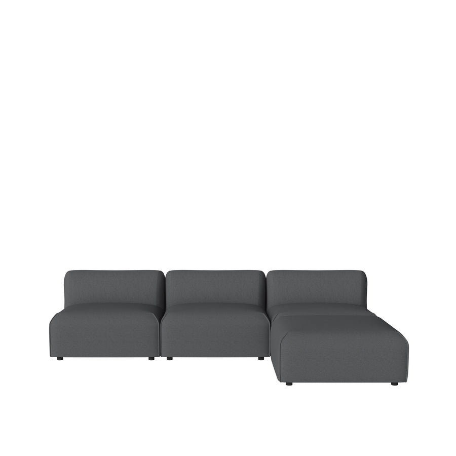 Bolia Arke Modular Sectional, Revi Anthracite, front