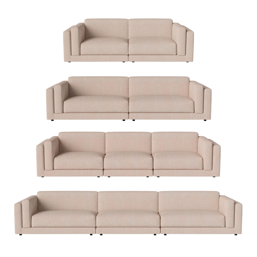 BOLIA Avelou Sofas, 4 sizes in Memory Beige