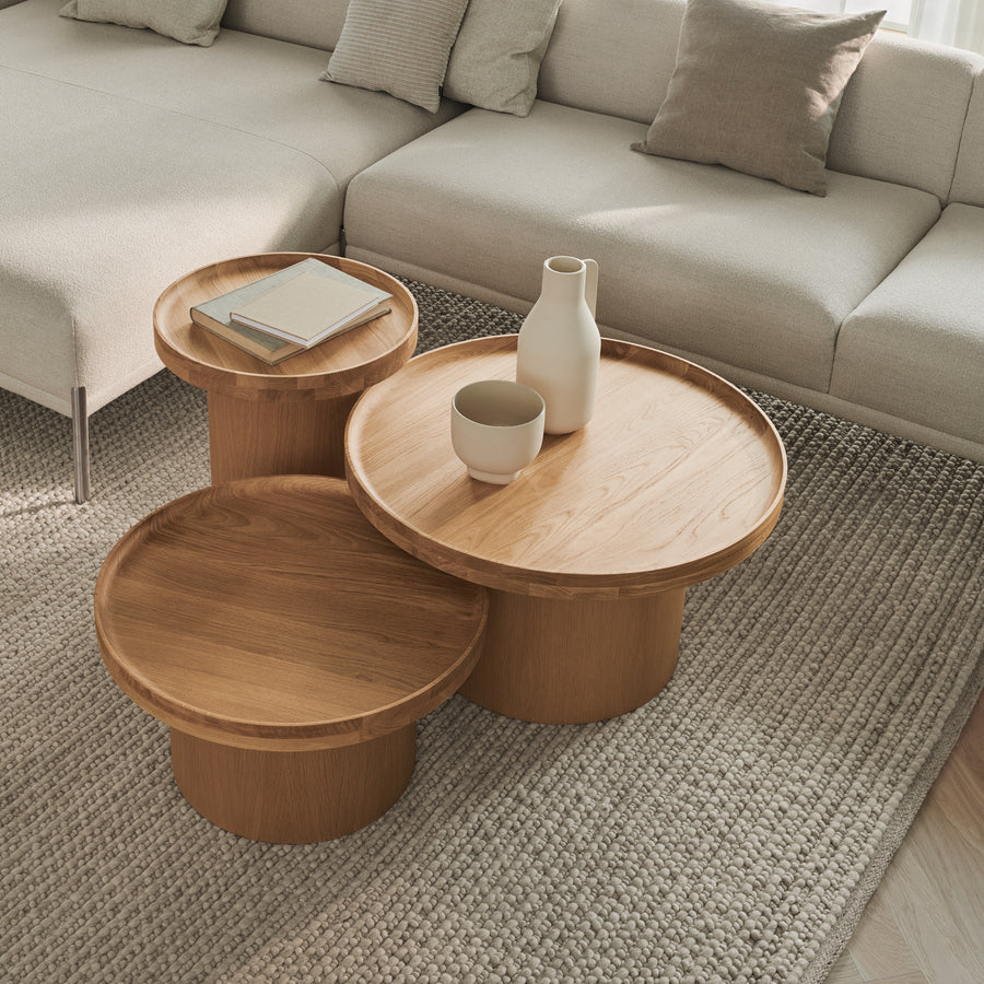 BOLIA Plateau Coffee Table in Lacquered Oak, ambient