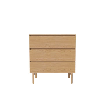 BOLIA Daia 3 Drawer Dresser in Oiled Oak