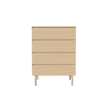 Bolia 4 Drawer Dresser, White Oiled Oak