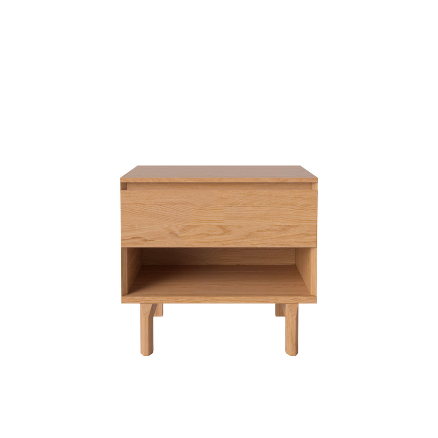 BOLIA Daia Bedside Table with Drawer, Oiled Oak