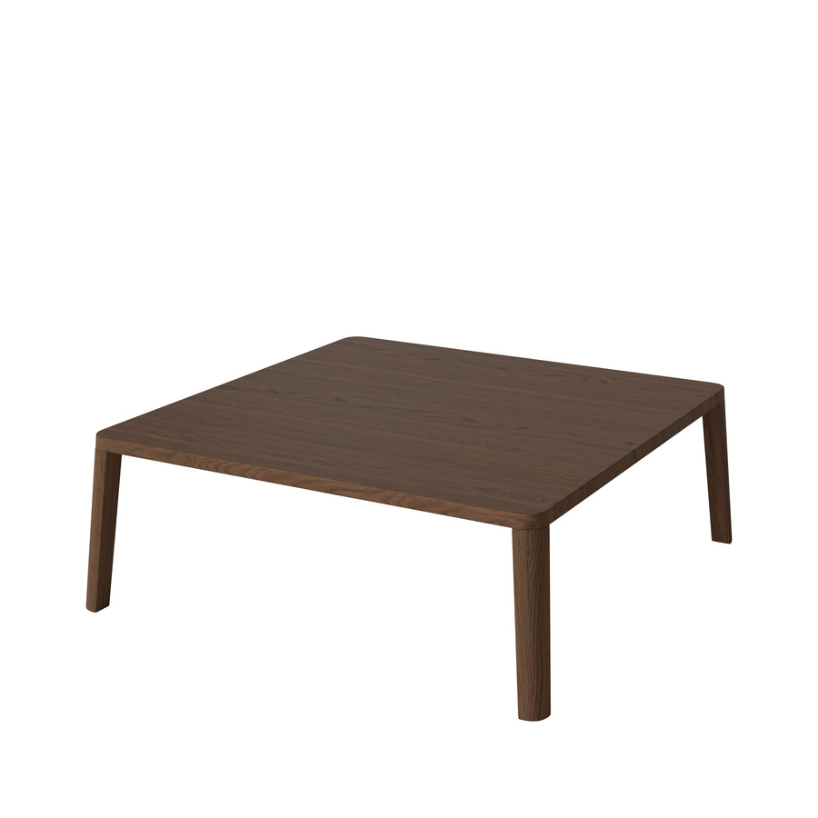 BOLIA Graceful Coffee Table in solid Dark Oiled Oak, 90 cm x 90 cm x 32 cm h