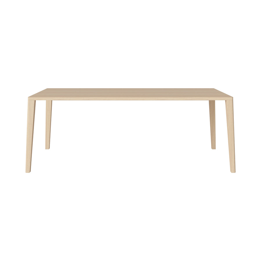 BOLIA Graceful Table 200 x 105, white pigmented solid oak