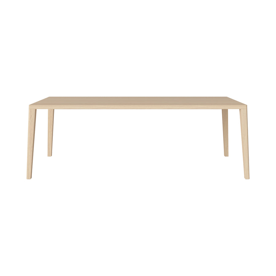BOLIA Graceful Table 220 x 105, white pigmented solid oak