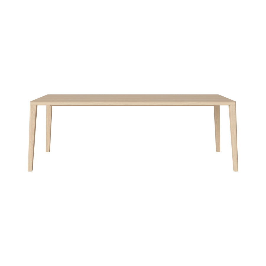 BOLIA Graceful Table 220 x 95, white pigmented solid oak