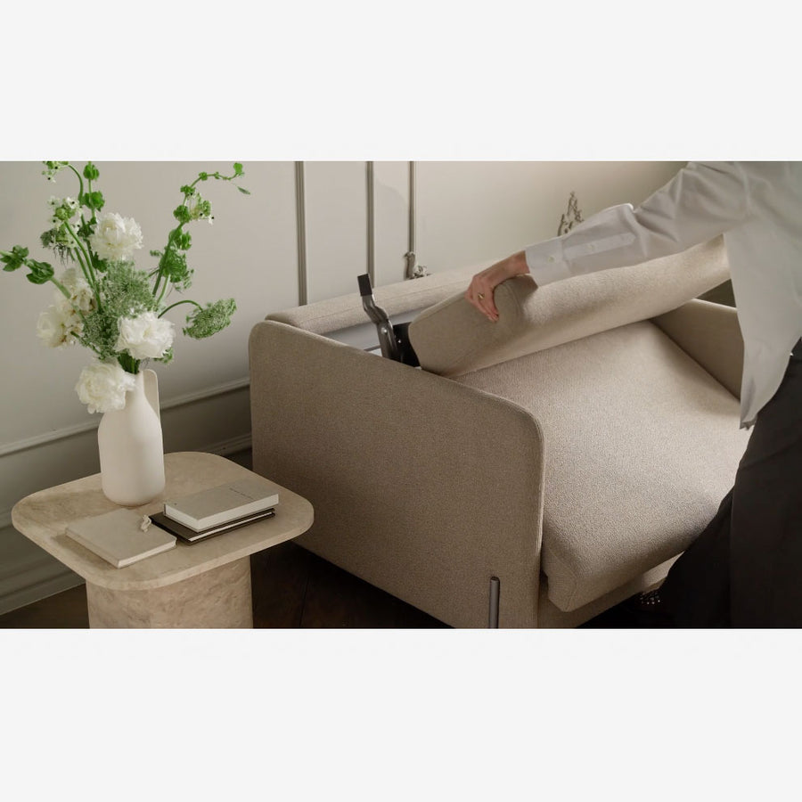BOLIA Pira Armchair Sofa Bed folding mechanism 1
