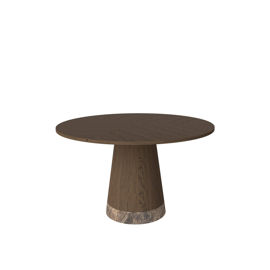 BOLIA Piro Dining Table 125 cm, Dark Oiled Oak