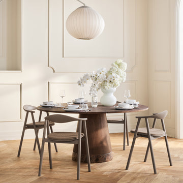 BOLIA Piro Dining Table 160 cm, Dark Oiled Oak, ambient