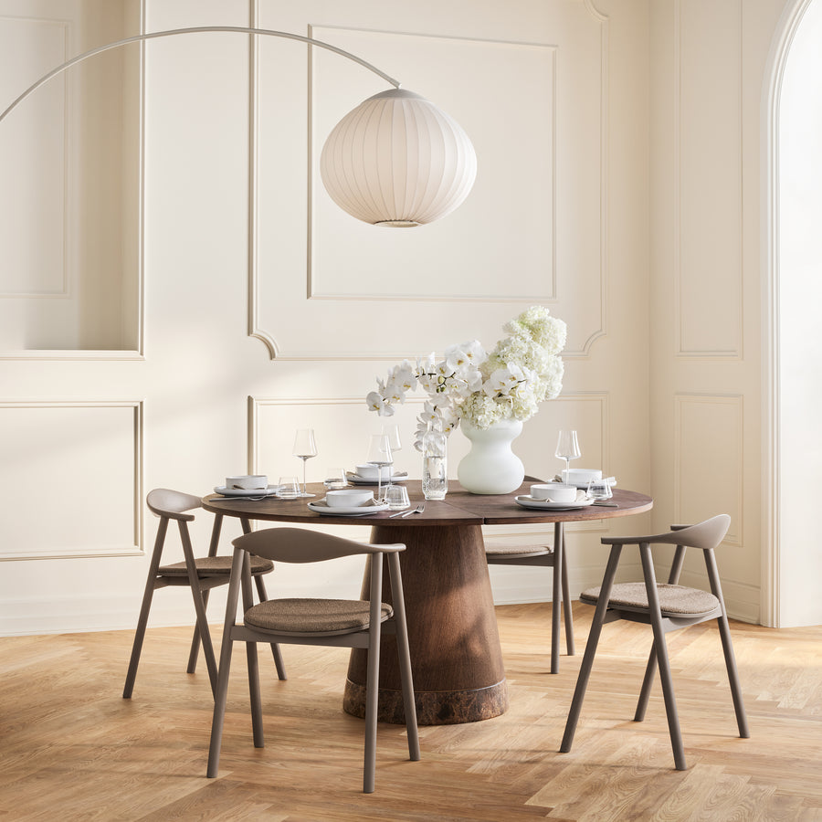 BOLIA Piro Dining Table 160 cm, Dark Oiled Oak, ambient