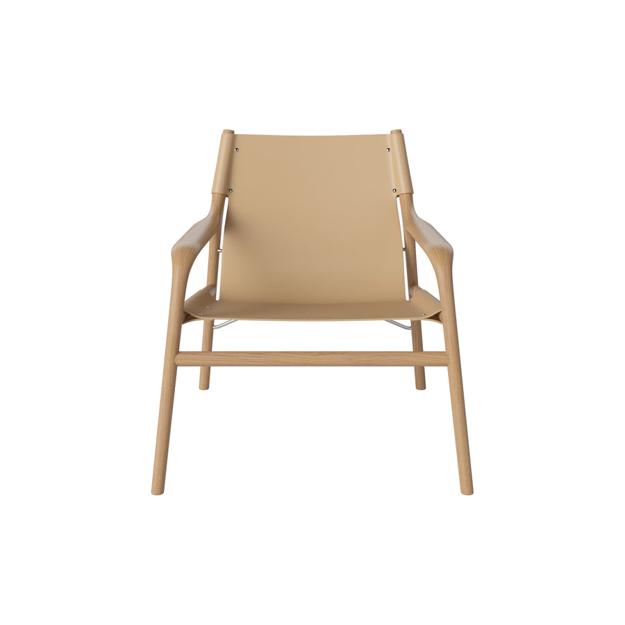 BOLIA Soul Armchair in Oiled Oak, Nature Leather