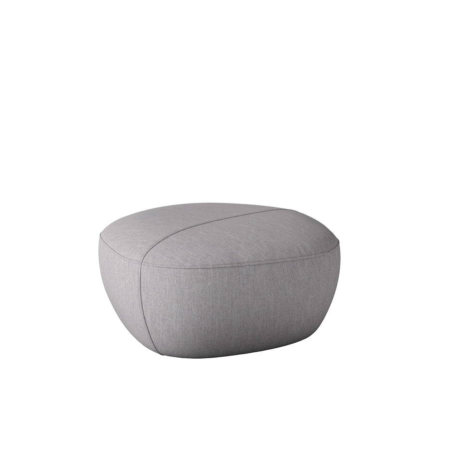 BOLIA Split Pouf Large, Baize Light Grey