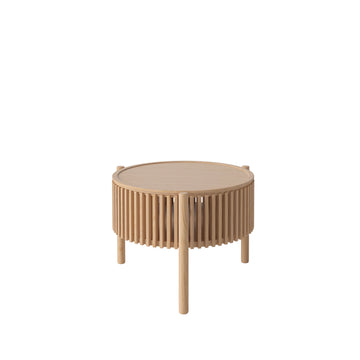BOLIA Story Coffee Table Small 60 cm, White Pigmented Oiled Oak
