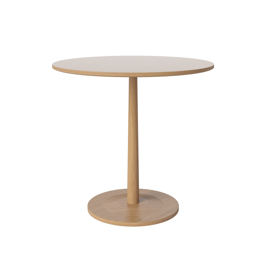 BOLIA Turned Table, Lacquered Oak
