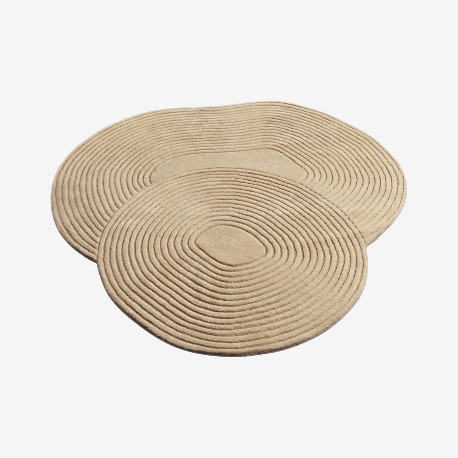 Zen Rug 140 x 145, Beige