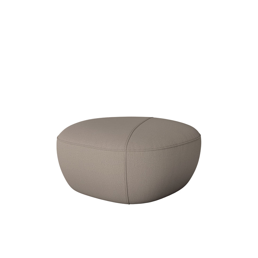 BOLIA Split Pouf Large, Baize Dark Beige