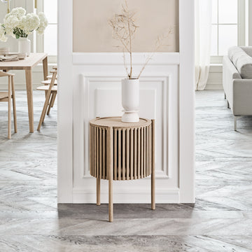 BOLIA Story Side Table, White Pigmented Oiled Oak, ambient 1