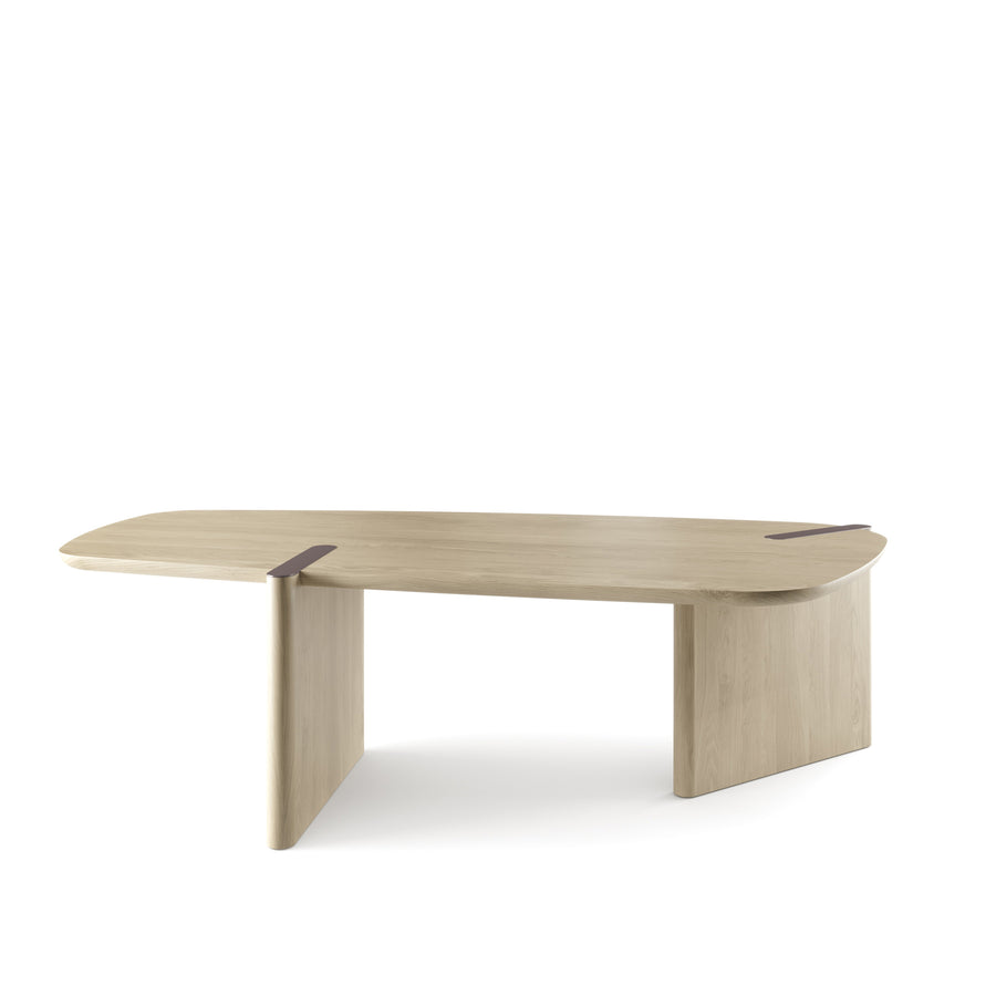 BONALDO Flatiron Table in Brushed Grey Oak 2