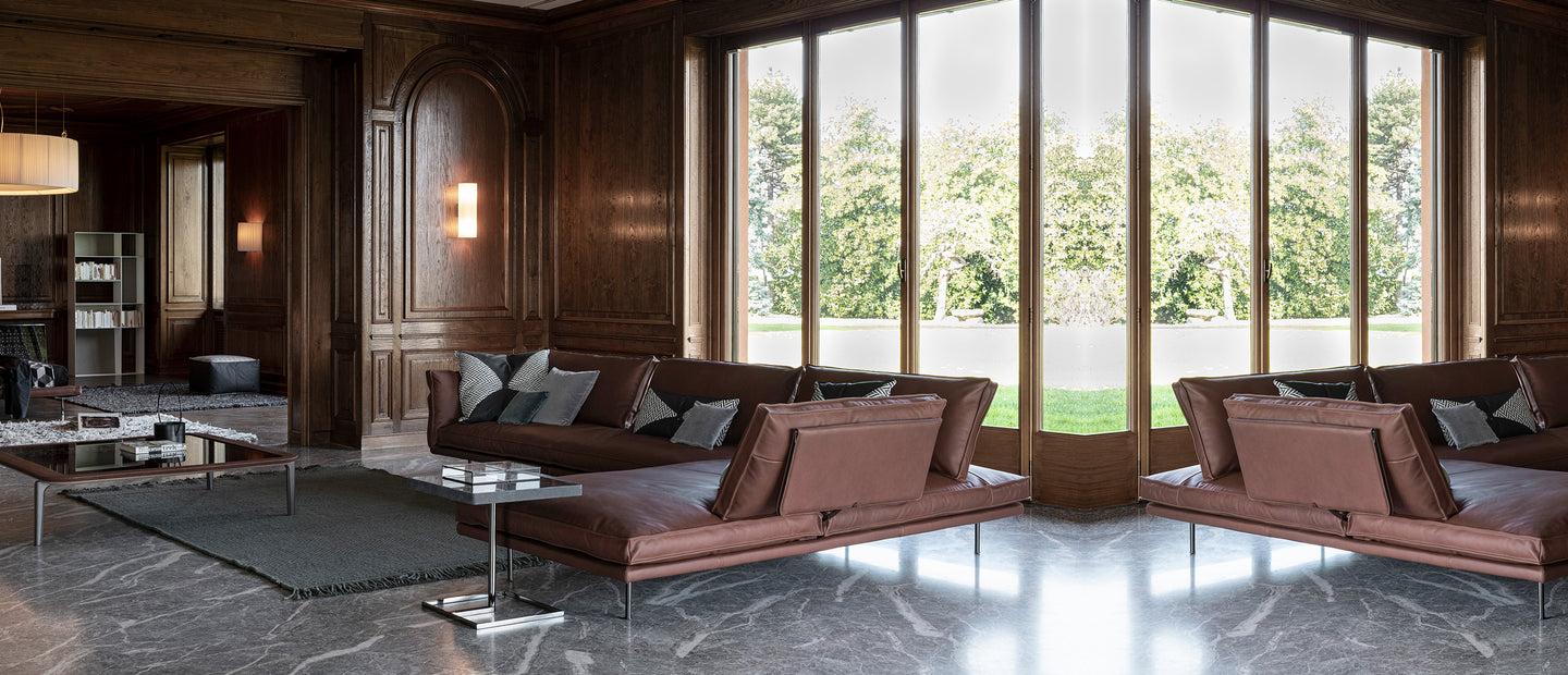 Cierre Italy, Divine Sectional in Leather