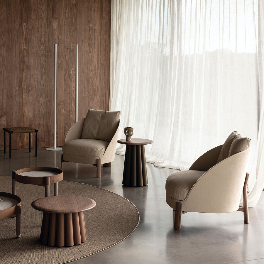 CIERRE1972 Catarina Armchairs, ambient duo