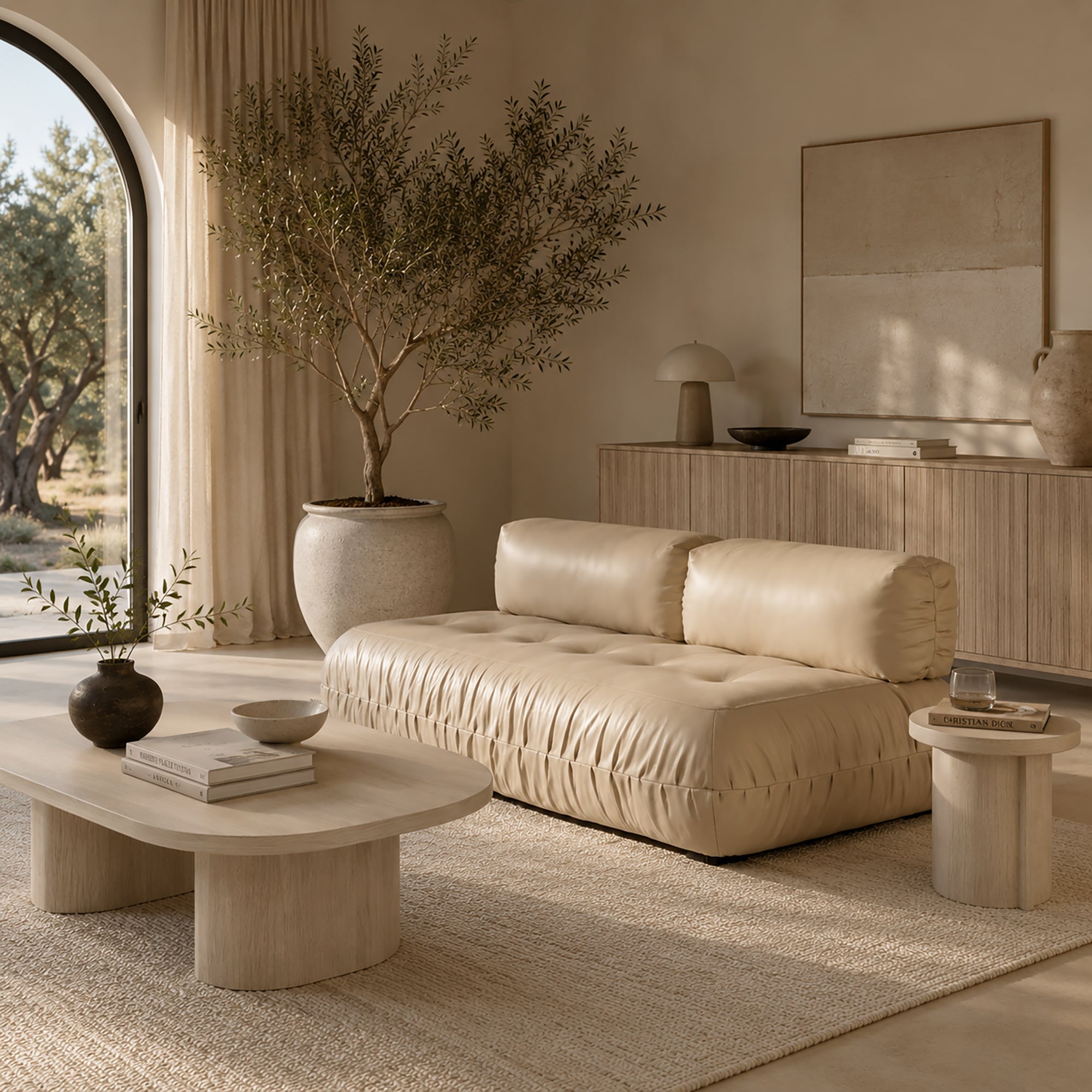 Cierre Italy - Option Armless Sofa – Spencer Interiors