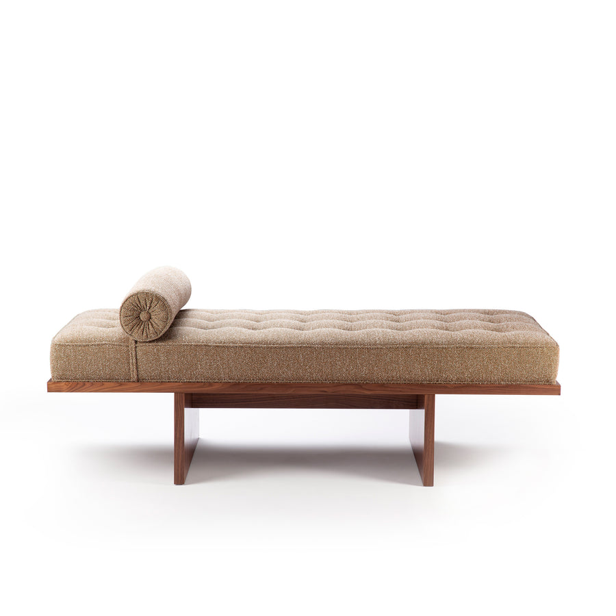Collector, Frederic Daybed in Smoked Oak, fabric, profile
