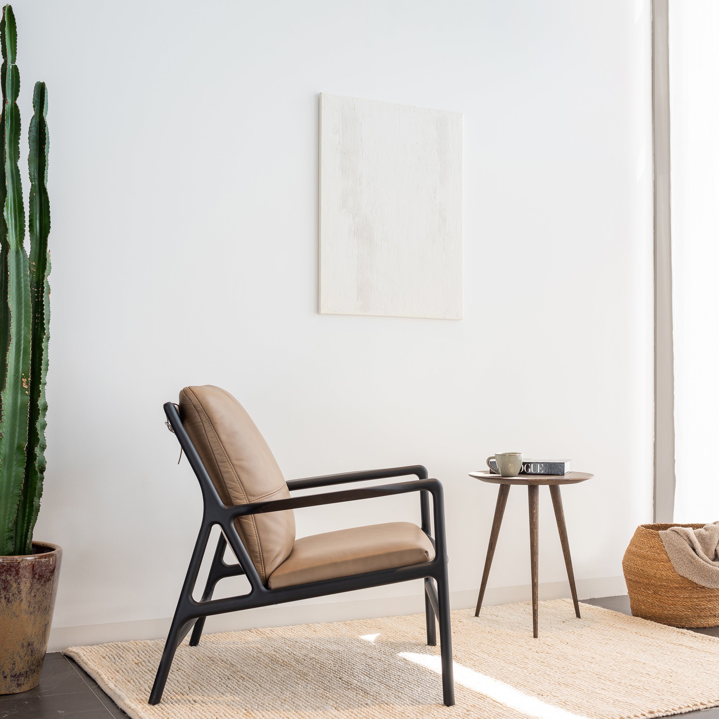 Gazzda Dedo Easy Chair in solid Oak – Spencer Interiors