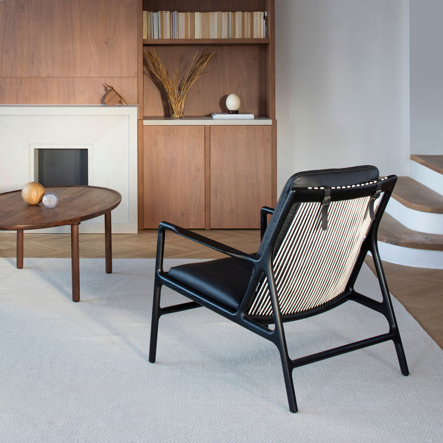 GAZZDA Dedo Easy Chair in Black Lacquer, ambient