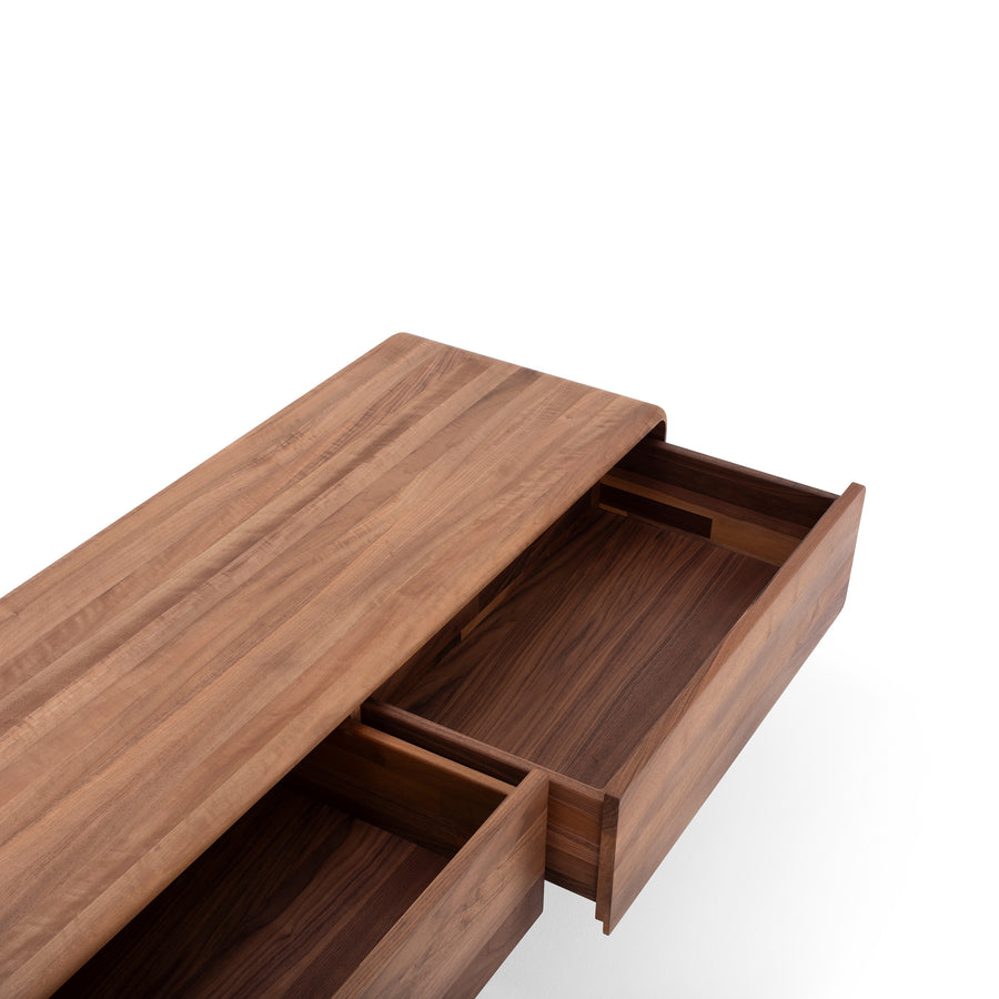 Fawn Lowboard 3 Drawers, Walnut