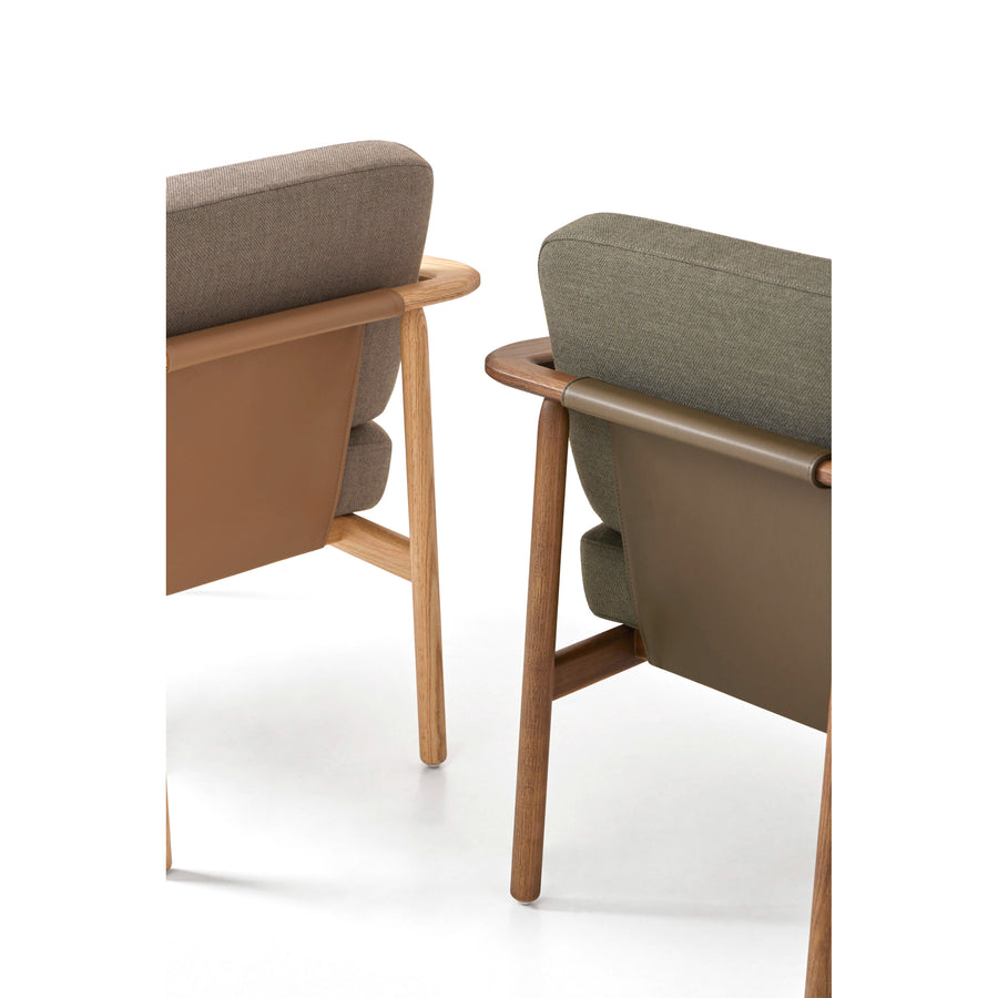 INCLASS Wudi Armchairs, back detail