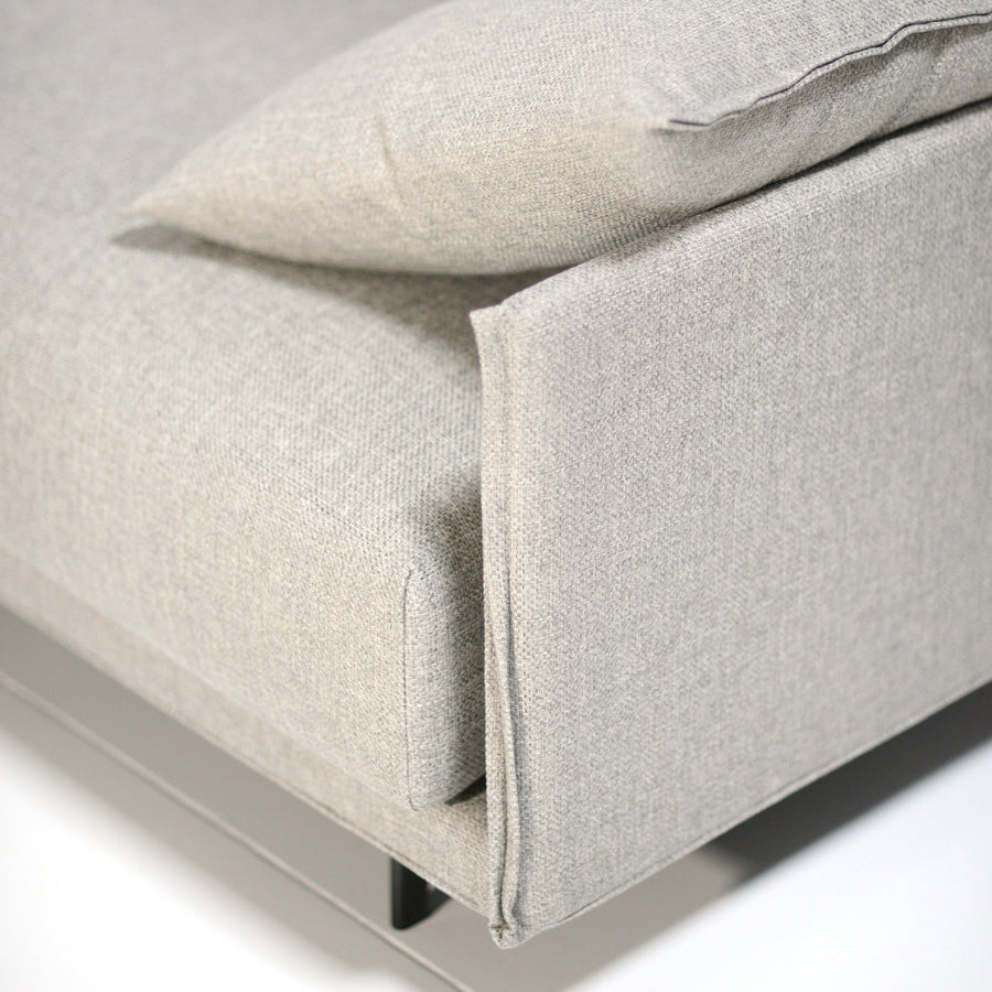 Joquer Senso Sofa 219 seat detail, modern minimal seating, © Spencer Interiors Inc.