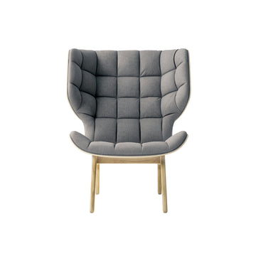 NOrr11 Mammoth Chair, Natural Oak, Grey Wool