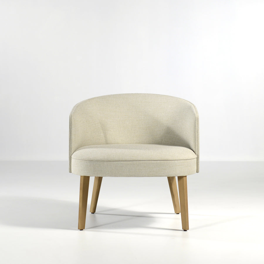 Potocco Lena Armchair, fabric category 2 beige, front
