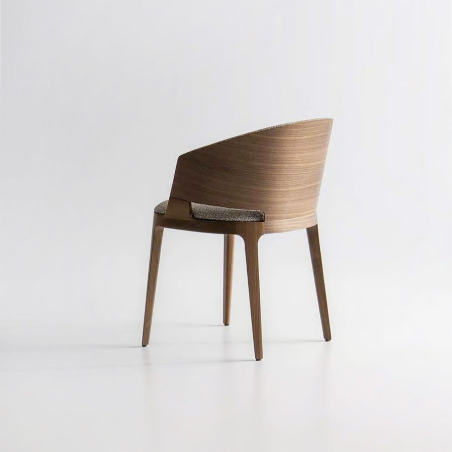 POTOCCO Velis Wood Chair 942/PAW, back view