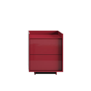 Pianca Kyoto Red Lacquer Nightstand
